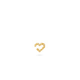 Heart ear cuff